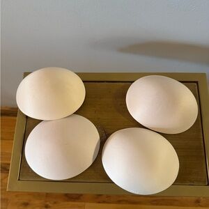 Klassy Network Cream Bra Inserts